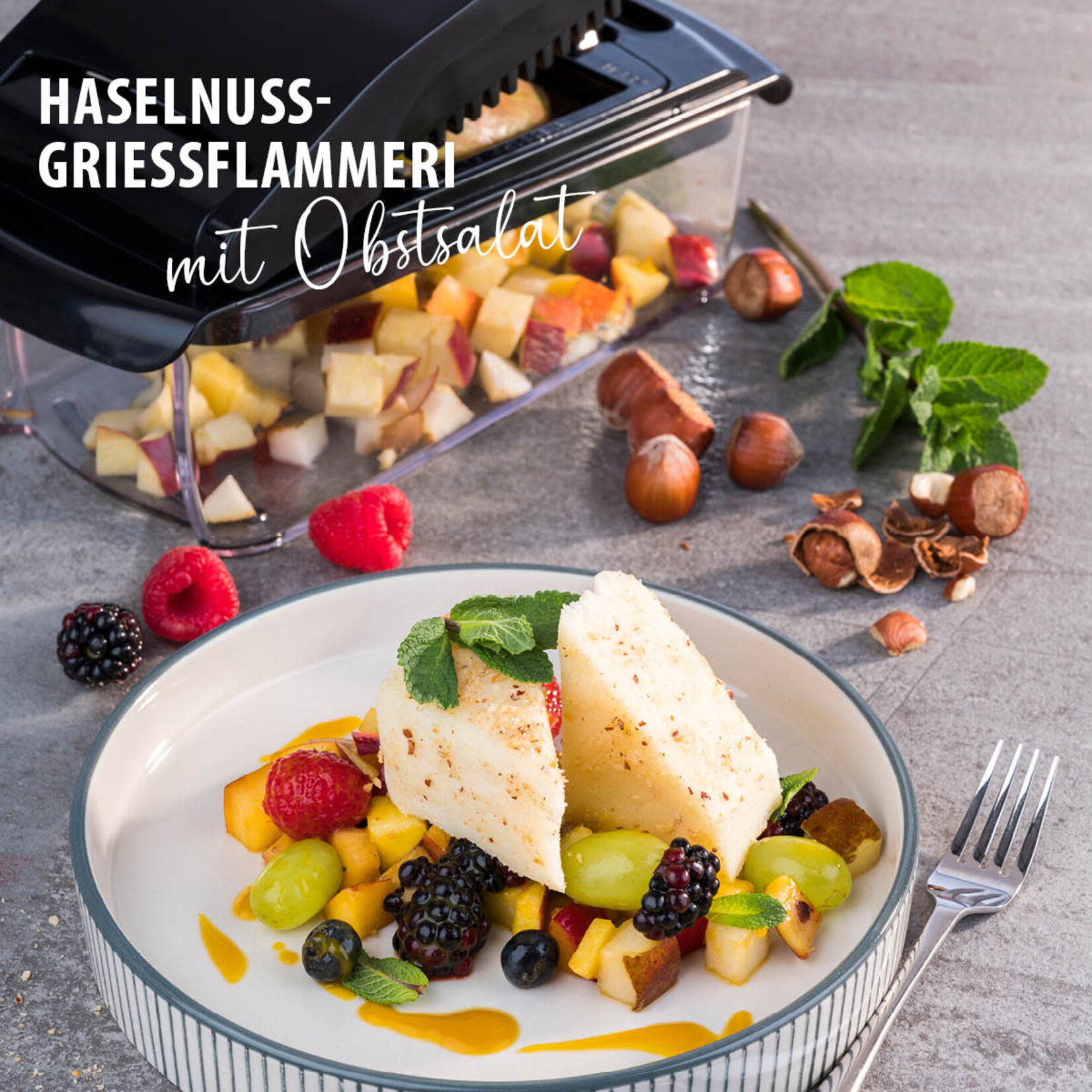 Gefu 7 x 7 mm en 13 x 13 mm snijder voor staafjes of blokjes Gefu Treppo Gefu 89471