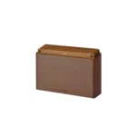 Combekk, Nederlands design  gietijzeren pannen uit gerecycled materiaal. Combekk bruin houder en bruin 4 geperst houten snijplanken met houder Combekk 596402brs