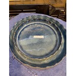Gresnovo, handgemaakt keihard stoneware uit Portugal quiche vorm schaal 270x45 mm cm Gresnovo Moove taart quiche schaal Bleu Abysse Mot271aby