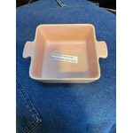 Gresnovo, handgemaakt keihard stoneware uit Portugal Ovenschaal vierkant 13x13x6 cm Gresnovo ovenschaal Rose Fondant Gresnovo orq131ros