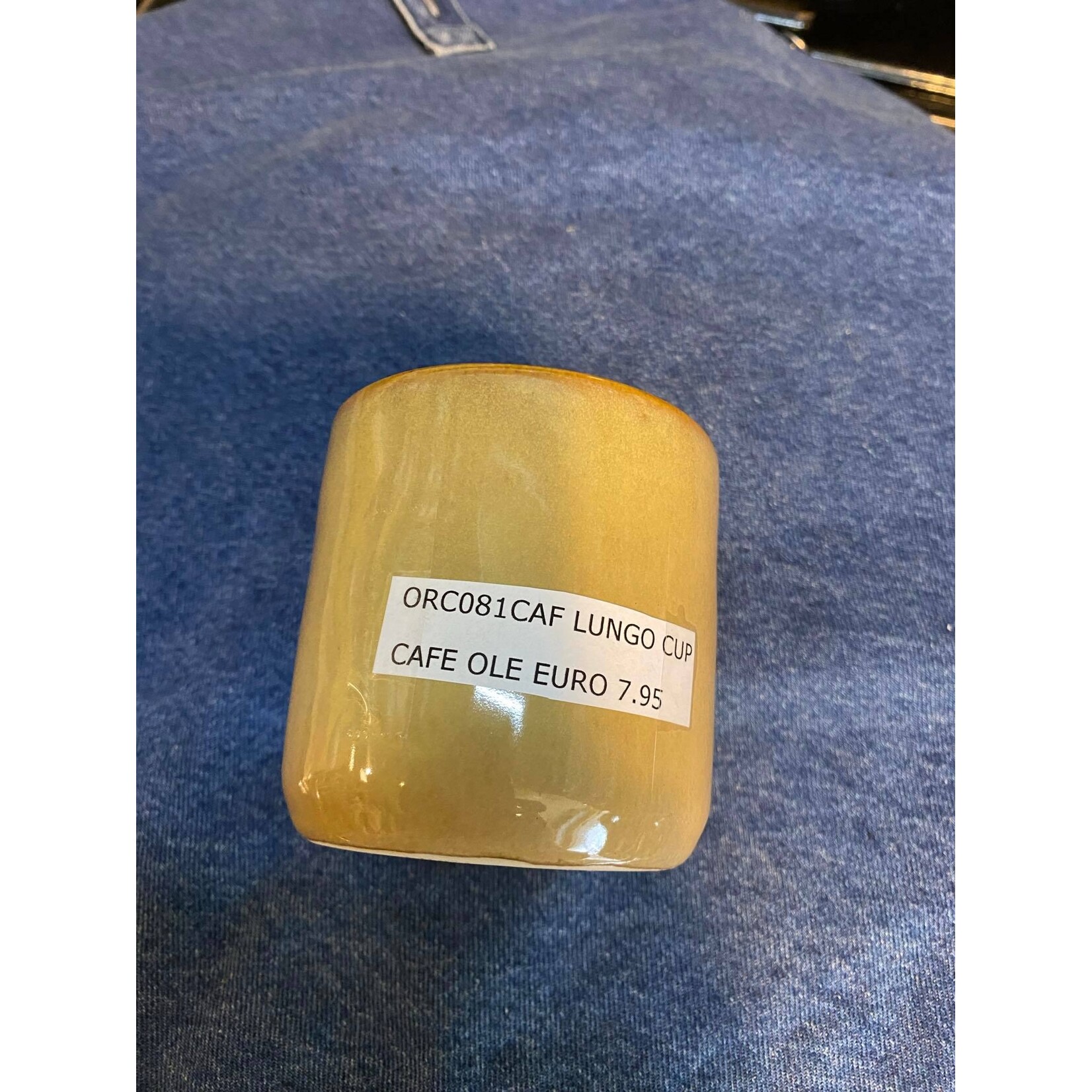 Gresnovo, handgemaakt keihard stoneware uit Portugal Lungo Coffee Cup Gresnovo Coffee Cup Lungo Cafe Olé Gresnovo orc081caf