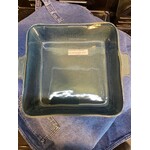 Gresnovo, handgemaakt keihard stoneware uit Portugal Ovenschaal vierkant 25x25x8 cm Gresnovo ovenschaal Bleu Abysse Gresnovo orq251aby