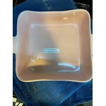 Gresnovo, handgemaakt keihard stoneware uit Portugal Ovenschaal vierkant 25x25x8 cm Gresnovo ovenschaal Rose Fondant Gresnovo orq251ros