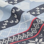 Bunzlau Castle Tea Towel Winter Dark Blue Bunzlau Castle theedoek Gots 6435-G