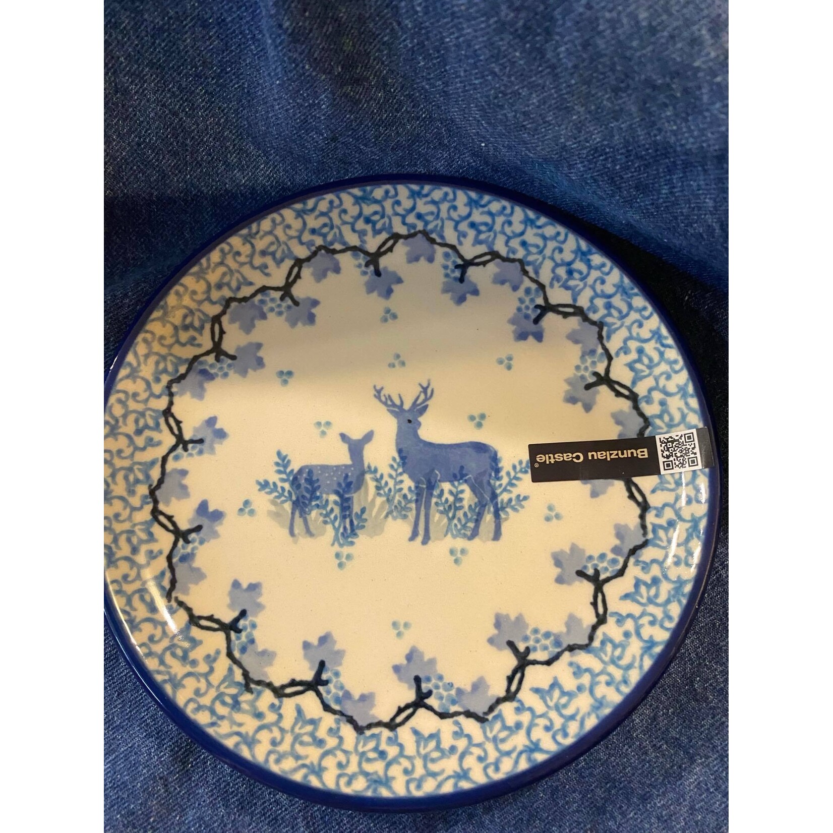 Bunzlau Castle gebaksbord Bunzlau Castle gebaksbord  Cake dish bord 16 cm Deers Bunzlau Castle 1261-3436