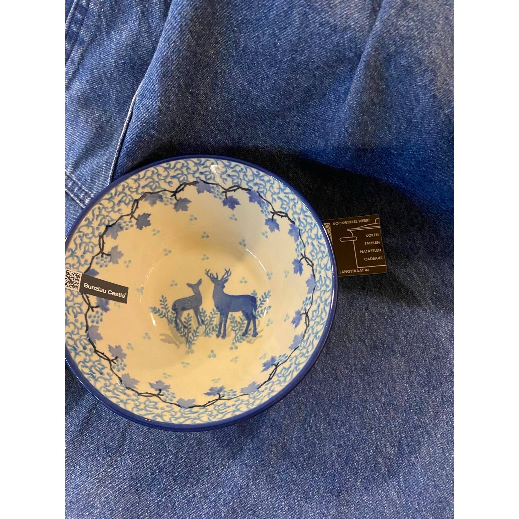 Bunzlau Castle Bunzlau Castle Bowl 450 ml hoog 6 cm Ø 14 cm Deers Bunzlau Castle 1059-3436