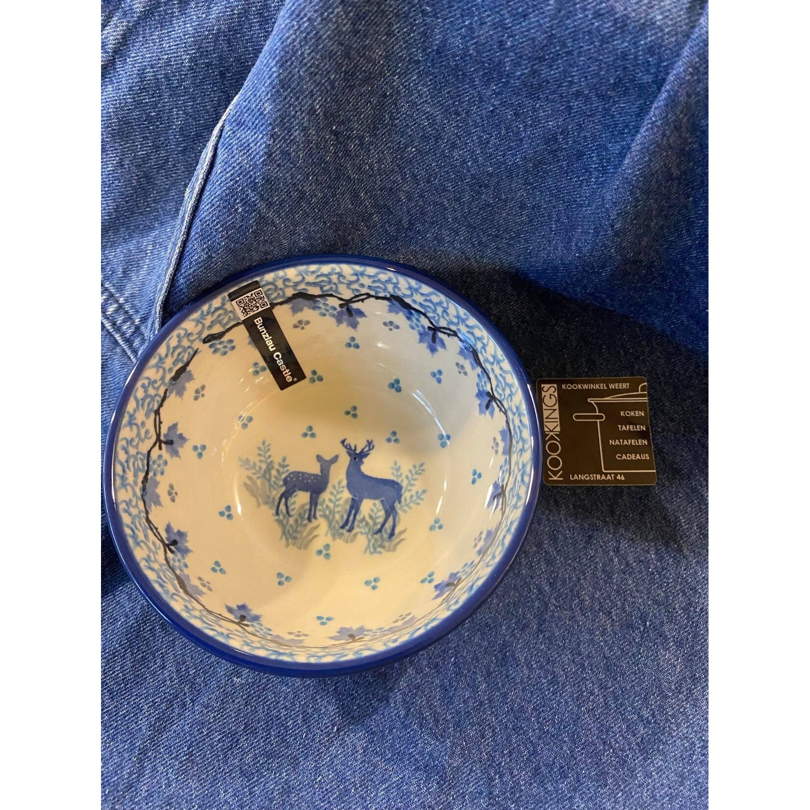 Bunzlau Castle Bunzlau Castle Bowl 450 ml hoog 6 cm Ø 14 cm Deers Bunzlau Castle 1059-3436