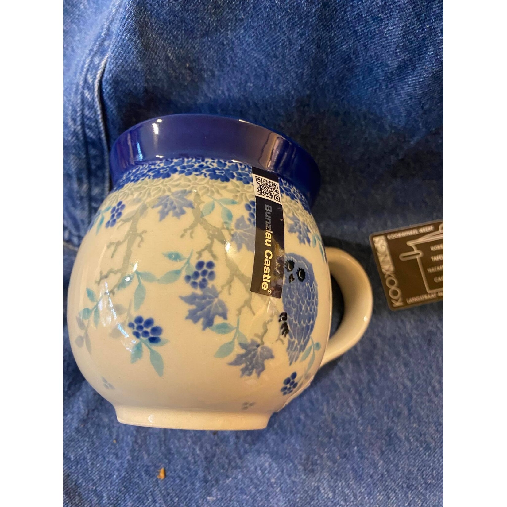 Bunzlau Castle Bunzlau Castle Farmer mug 370 ml boerenmok Owl Bunzlau Castle 1070-3439