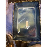 Gresnovo, handgemaakt keihard stoneware uit Portugal Ovenschaal rechthoek 37x25x8 cm Gresnovo Moove ovenschaal Bleu Abysse mor371aby