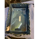 Gresnovo, handgemaakt keihard stoneware uit Portugal Ovenschaal rechthoek 32x25x8 cm Gresnovo Moove ovenschaal Bleu Abysse Mor321aby