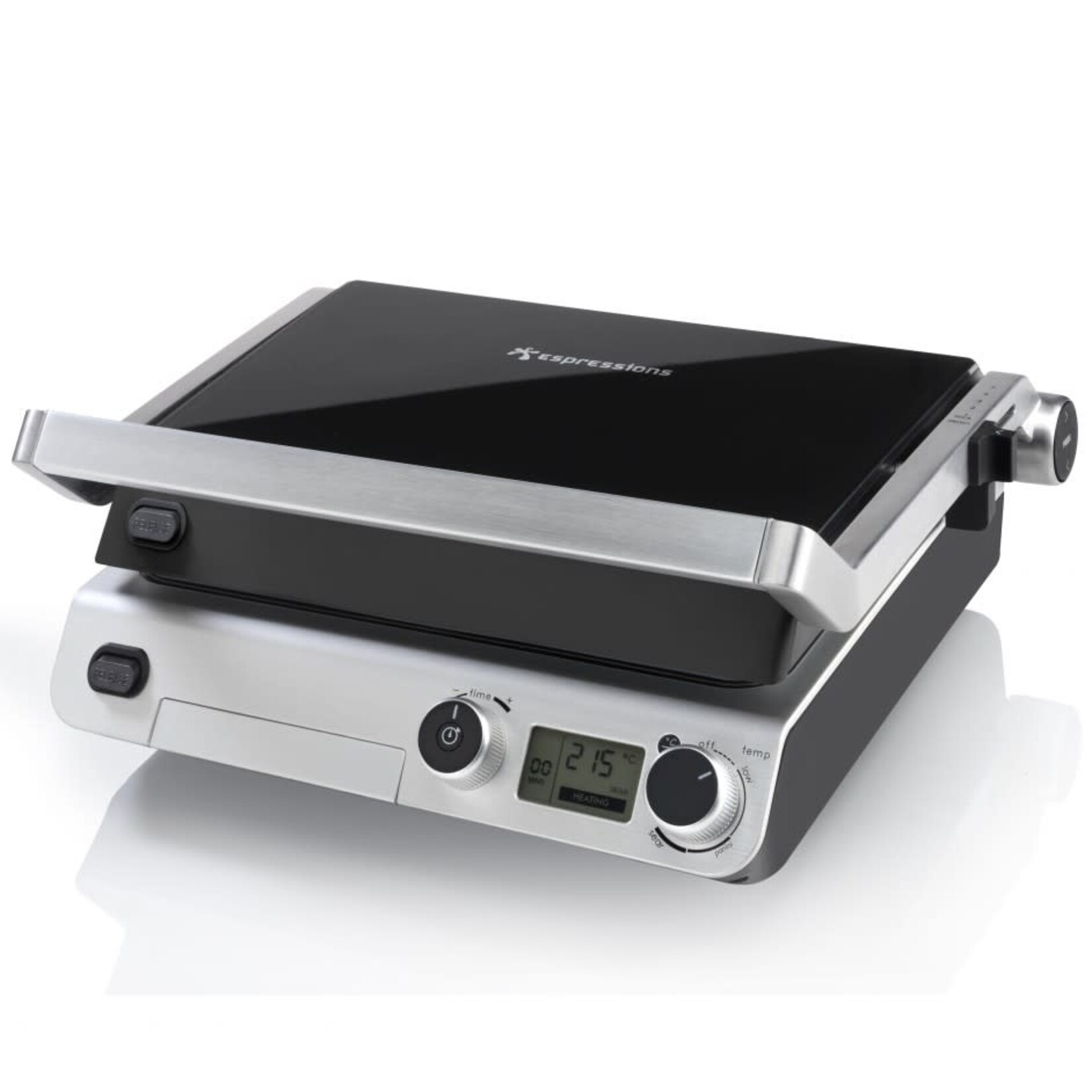 Espressions Espressions Smart Grill met uitneembare grill platen volledig openklapbaar Espressions ep8700