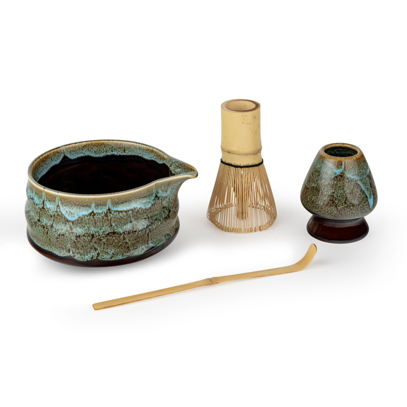 Bredemeijer Bredemeijer Matcha set blauw bruin Matchaset Bredemeijer 147075