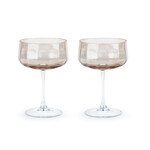 Diverse Merken set-2 Leopold Vienna Corvina Champagne coupes Leopold Vienna LV237006