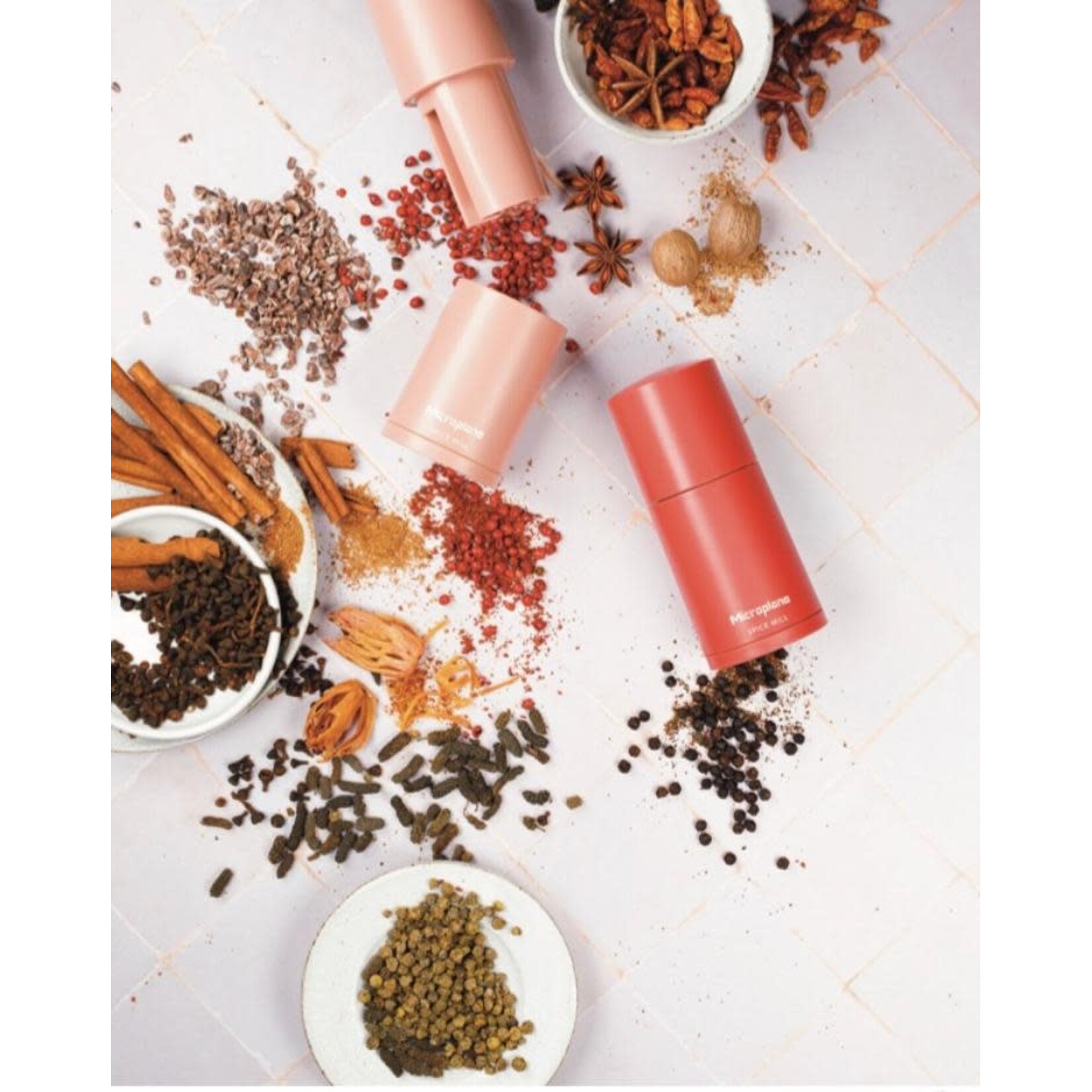 Microplane Microplane Spice mill  Dusty rose molen voor nootmuskaat, noten, kaas Microplane 48923