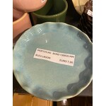 Gresnovo, handgemaakt keihard stoneware uit Portugal Plate bord 130 x 35 mm Gresnovo Moove bord 13 cm Bleu Lagon mop131lag