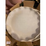 Gresnovo, handgemaakt keihard stoneware uit Portugal Plate bord 130 x 35 mm Gresnovo Moove bord 13 cm Blanc Banquise mop131ban