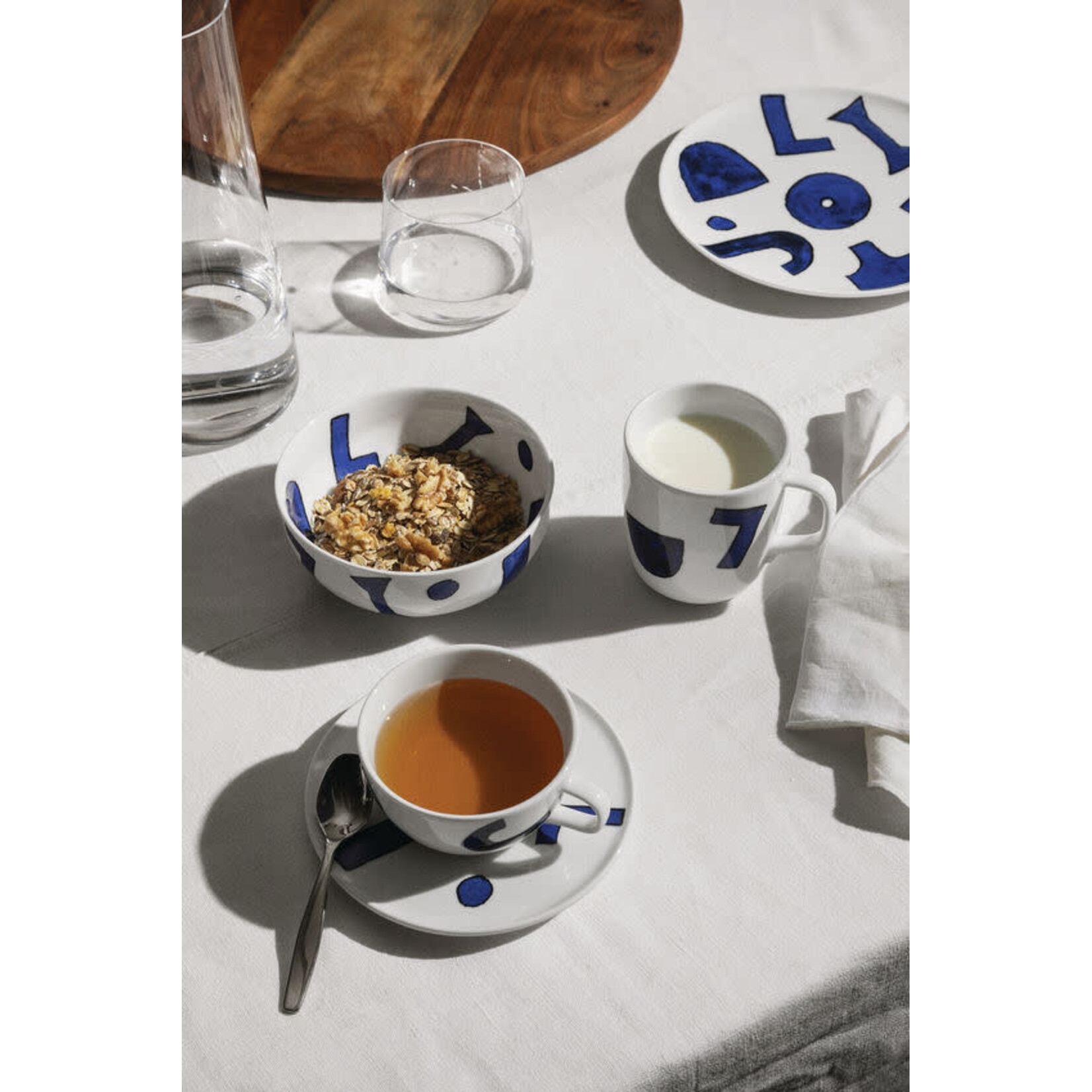 Alessi Thee kop en schotel Alessi Itsumo Yunoki Thee kop en schotel 240 ml Naoto Fukasawa Alessi NF08/78S