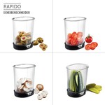 Gefu Gefu Rapido 4 mm snijder voor gelijkmatig gesneden champignons, kiwi, aardbei enz Gefu 13422