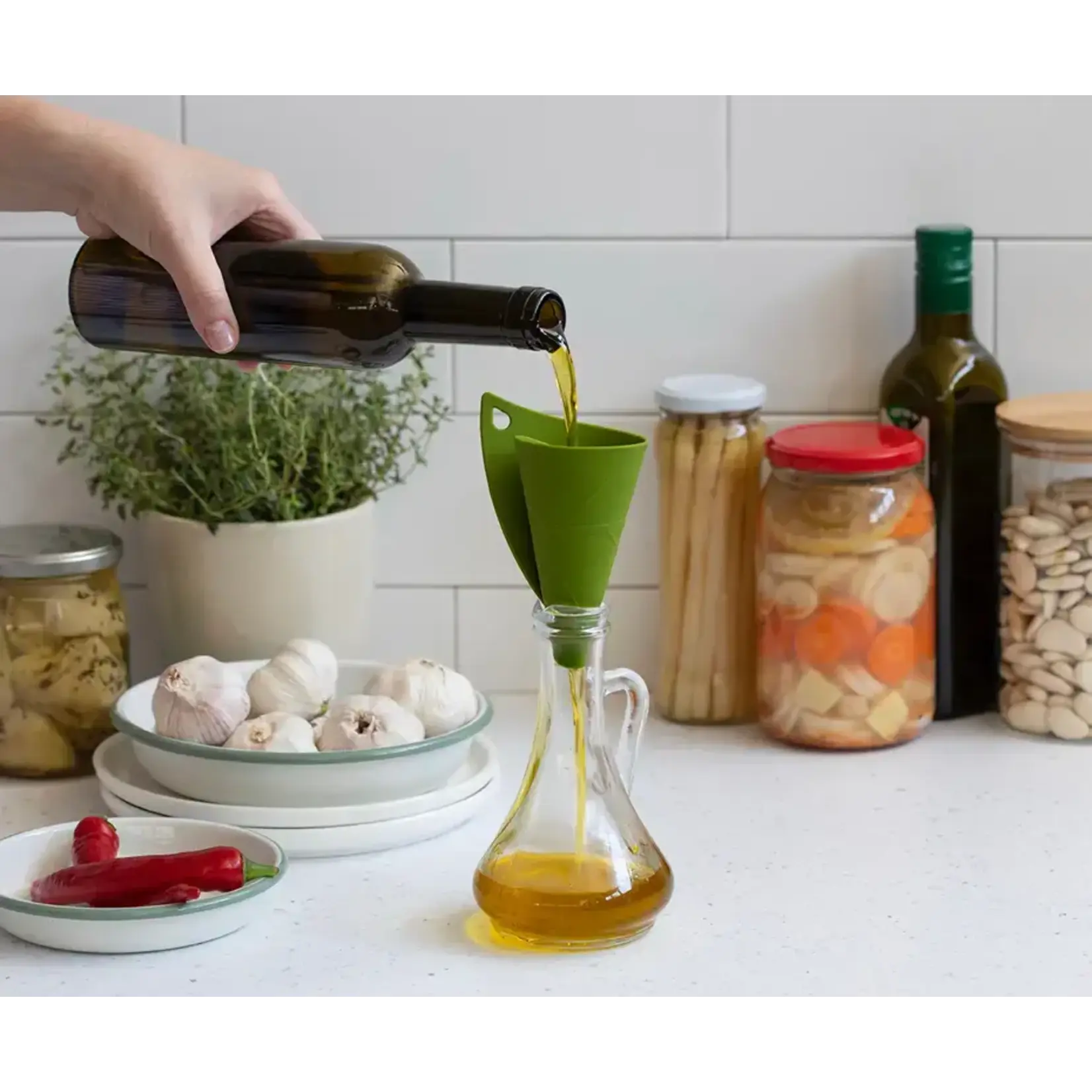 Diverse Merken Peleg Design potopener trechter Leafit Peleg Design Leafit multi keukentool Peleg Design Pe285