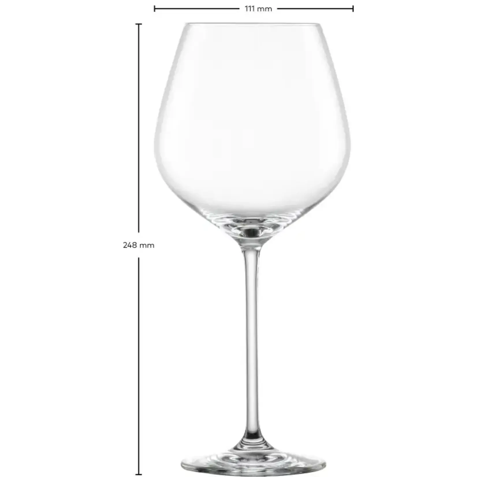 Zwiesel Collection Glas Doos-4 Schott Zwiesel Fortissimo Bourgogne wijn glas Fortissimo 140 Schott Zwiesel 123683