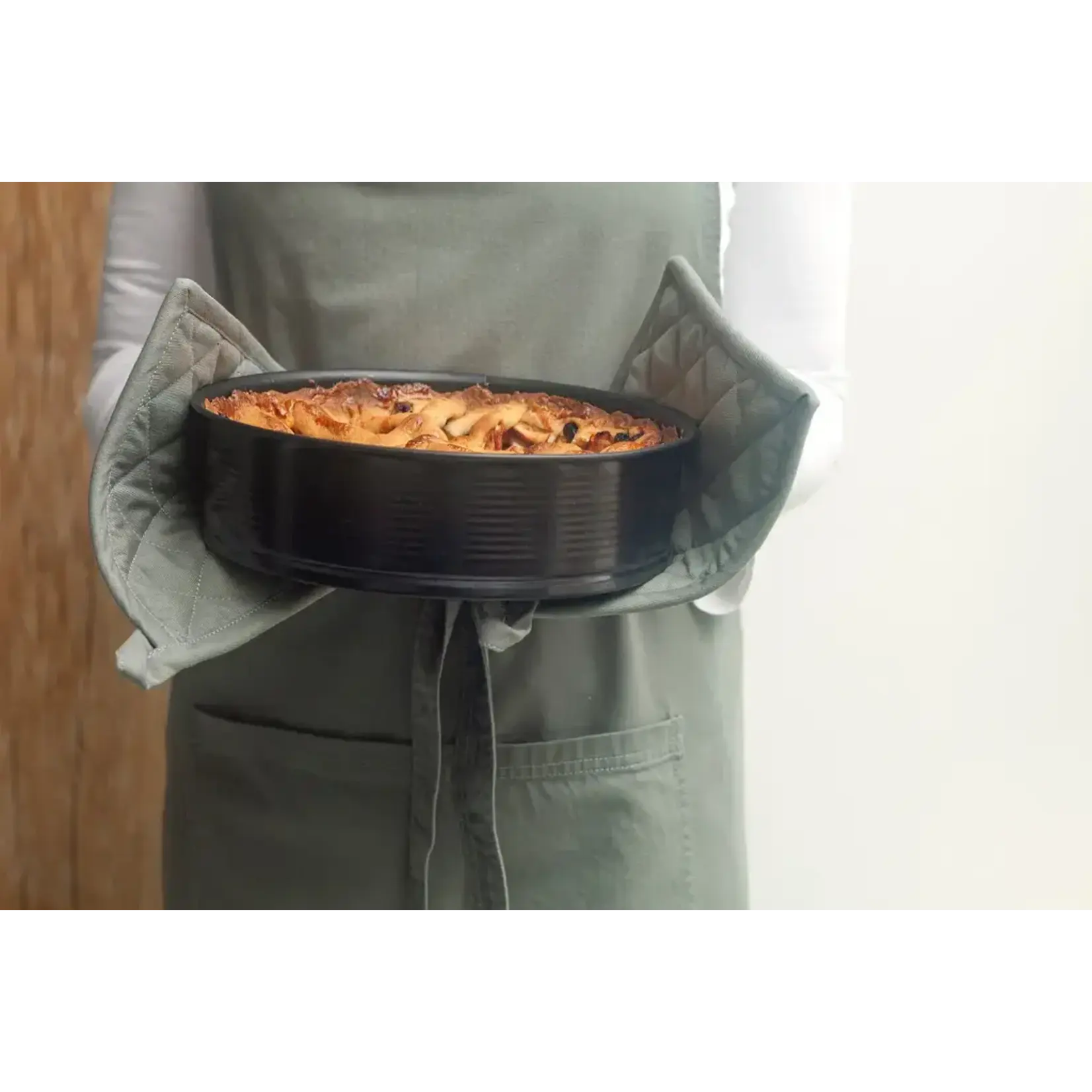 Diverse Merken legergroen Walra keukenschort Cook With Happiness Schort Walra 1220094