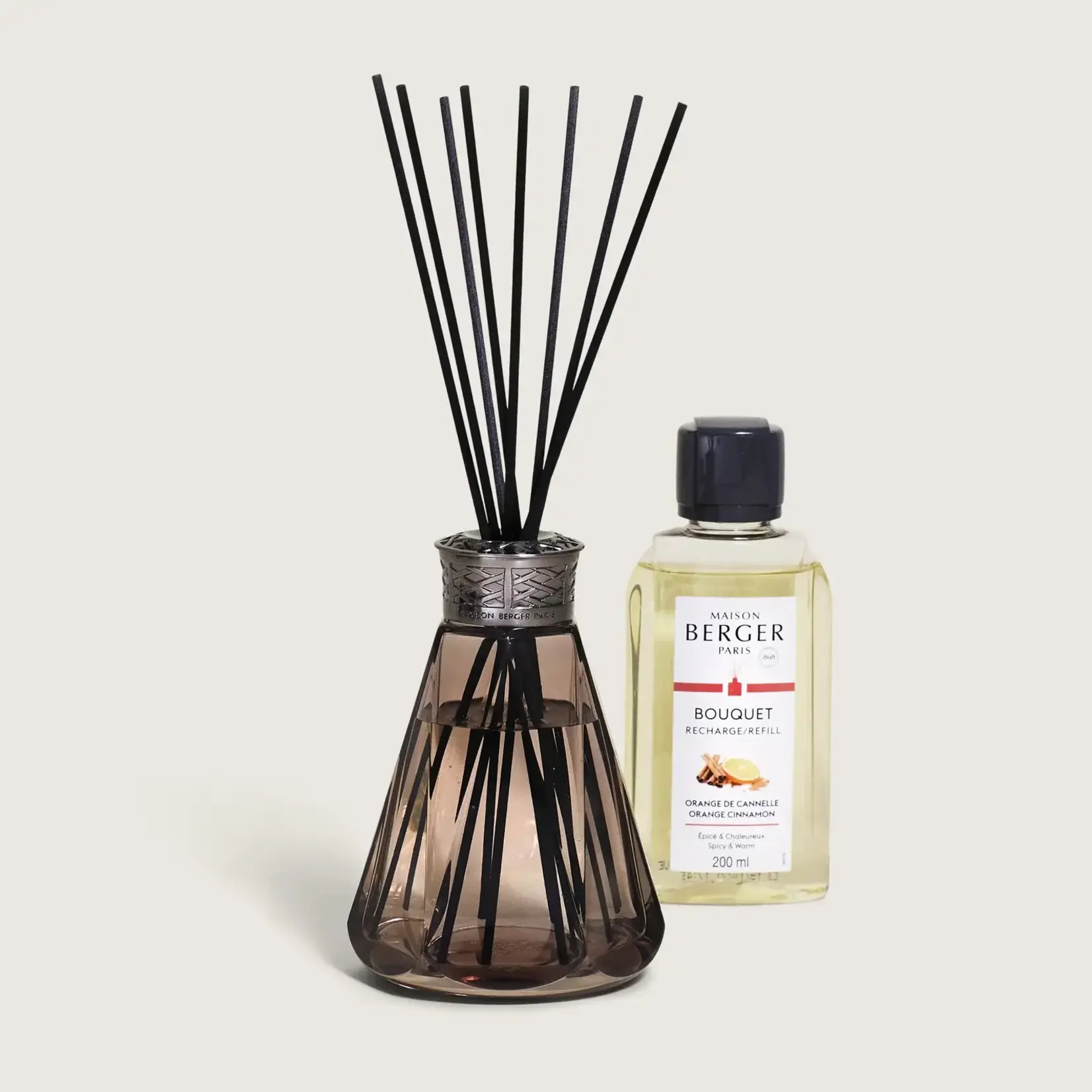 Maison Berger Paris 1898 cadeau set Maison Berger Parfumverspreider met stokjes Pyramide rose Antique bouquet Maison Berger 6686