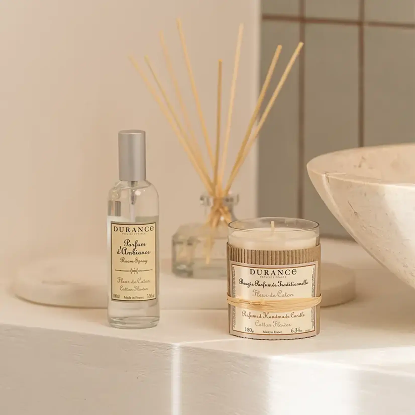 Durance Durance Room spray 100 ml Cotton Flower Fleur de Coton roomspray Durance 042048