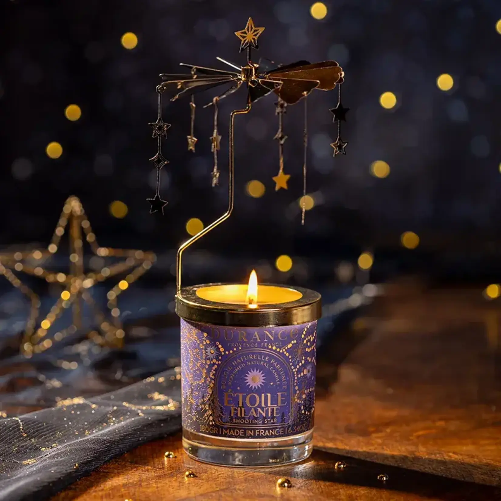 Durance Durance Geurkaars met carrousel Shooting Star étoile filante geurkaars Durance 070480