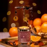 Durance Durance Geurkaars met carrousel Orange Cinnamon geurkaars Durance 070479