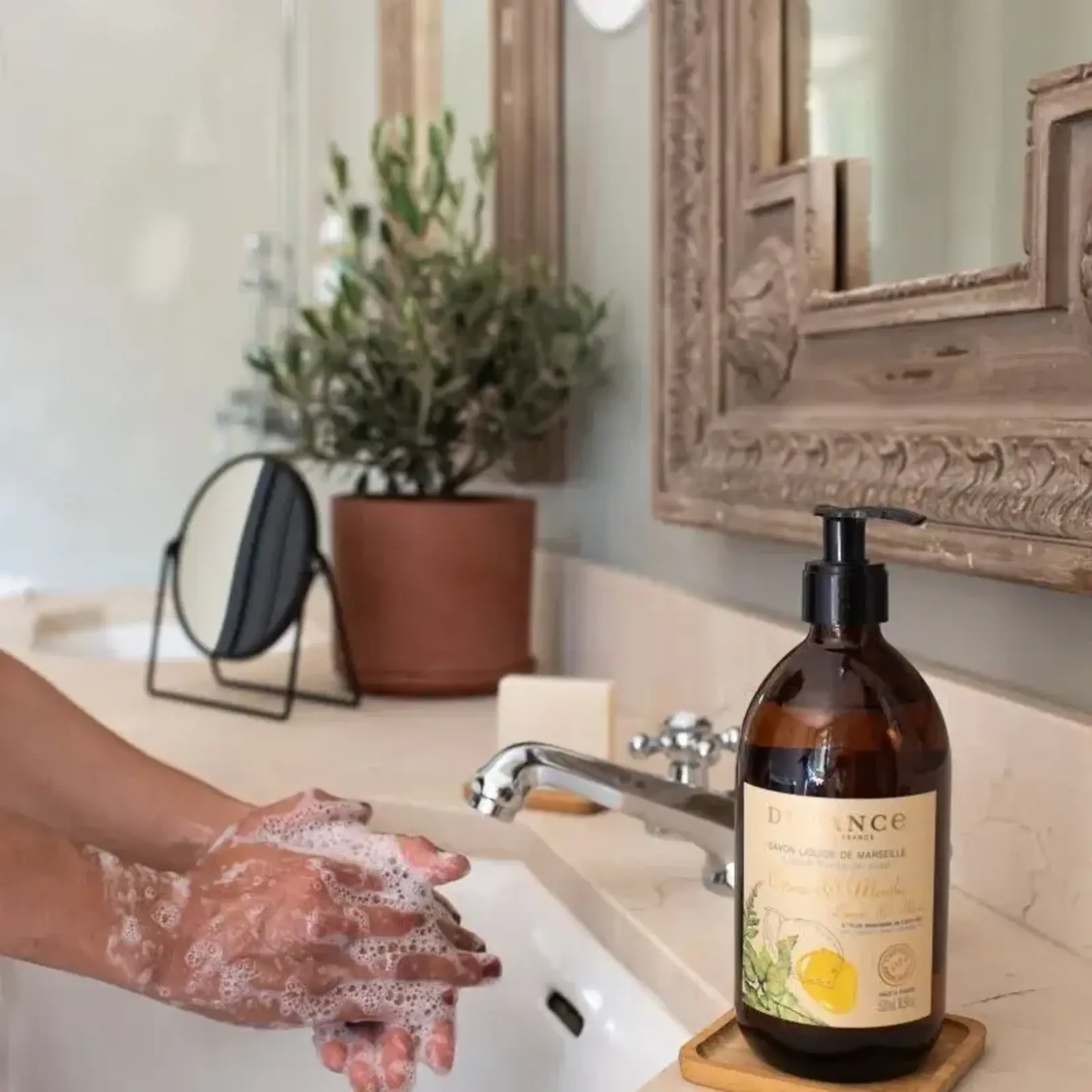 Durance Durance vloeibare zeep in glazen pompfles Lemon & Mint Durance 241120