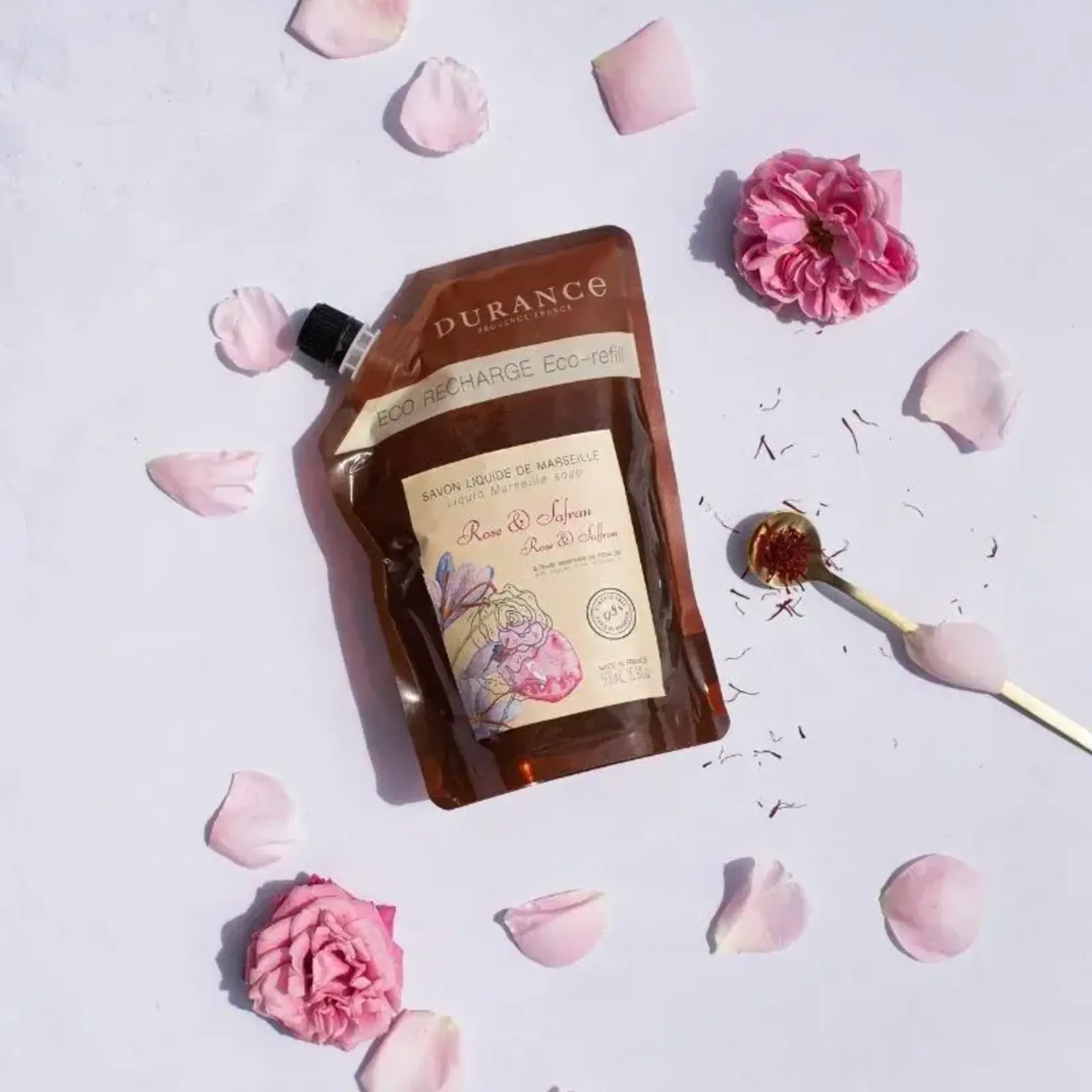 Durance Durance Rose & Saffron navulling 500 ml vloeibare zeep Durance 241312