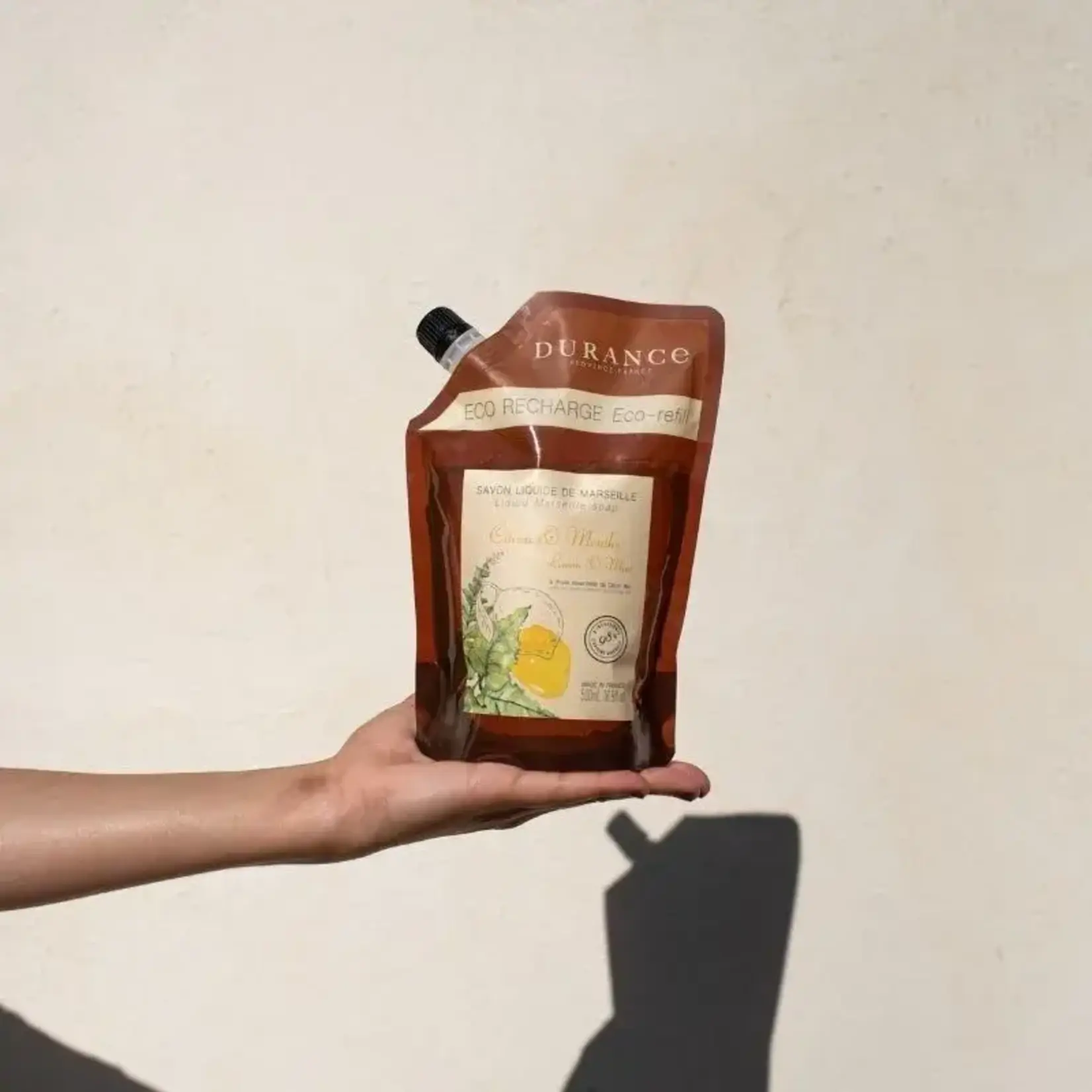 Durance Durance Lemon & Mint navulling 500 ml vloeibare zeep Durance 241320
