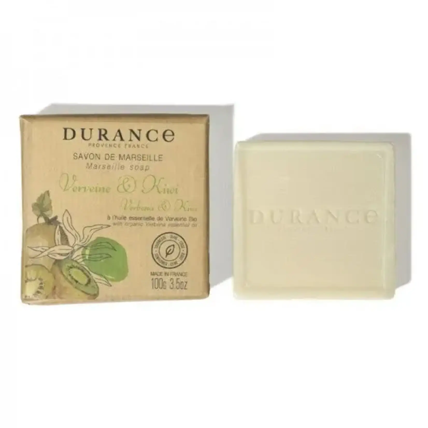 Durance Durance stuk zeep Verbena & Kiwi Savon de Marseille zeep Durance 241507