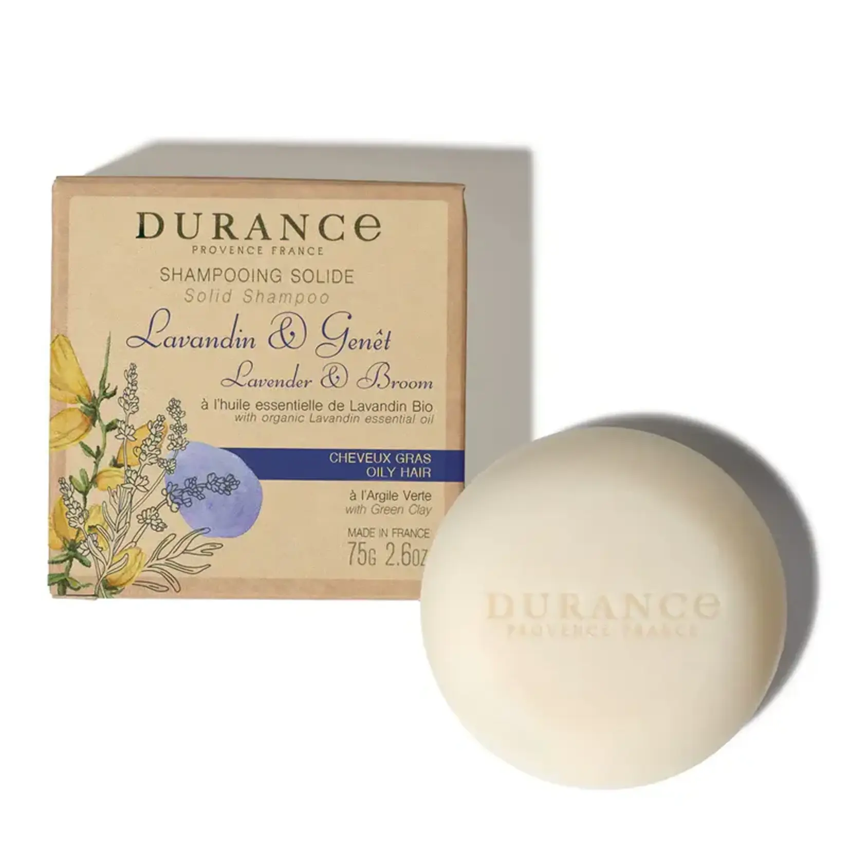 Durance Durance Shampoo bar blok vaste shampoo Lavender & Broom Durance 241905