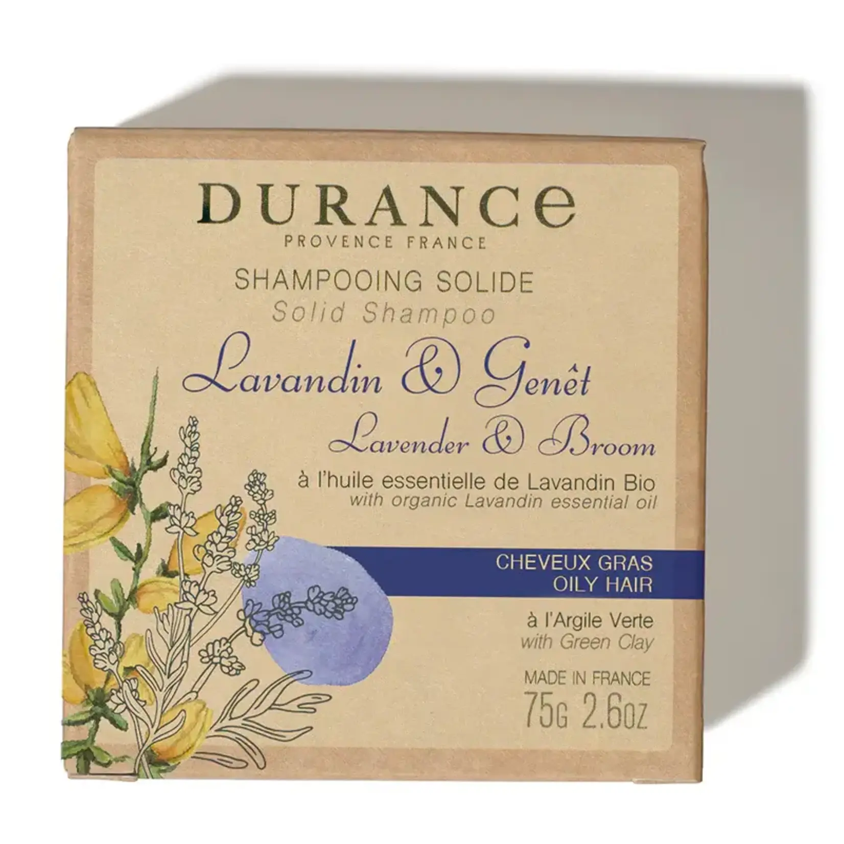 Durance Durance Shampoo bar blok vaste shampoo Lavender & Broom Durance 241905