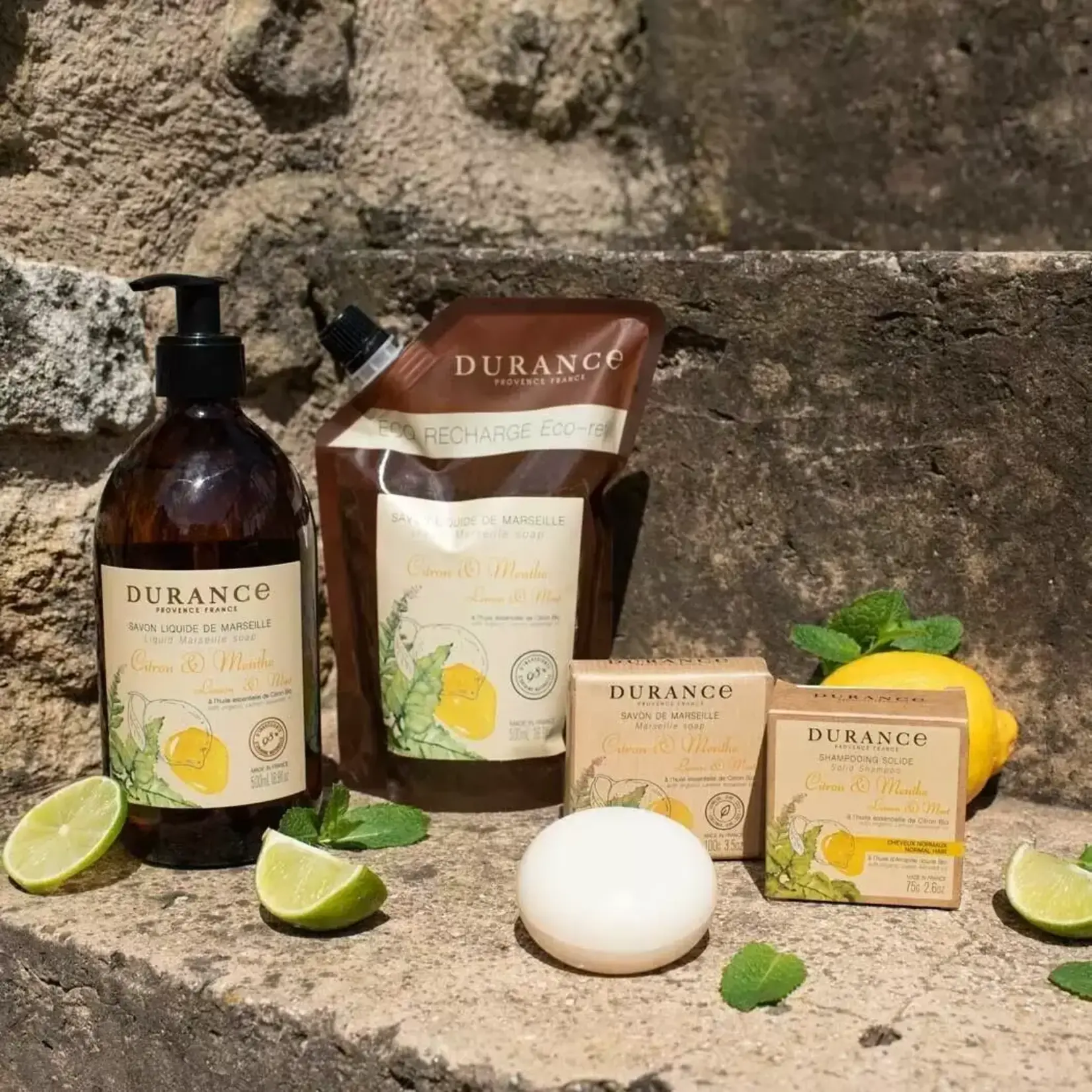 Durance Durance Shampoo bar blok vaste shampoo haarzeep Lemon & Mint Durance 241920