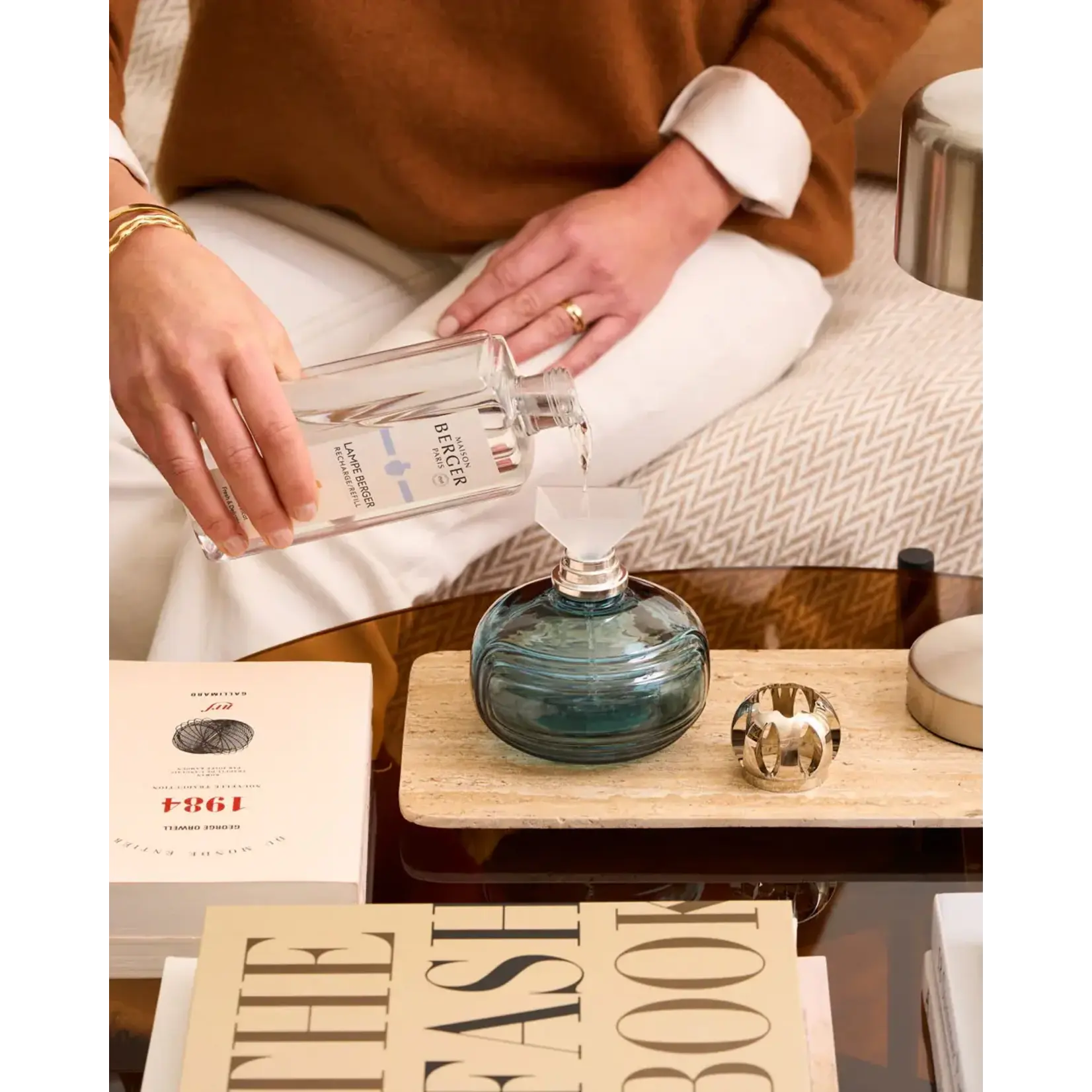 Maison Berger Paris 1898 Maison Berger Lampe brander met lont Enigma Bleue Maison Berger 4880