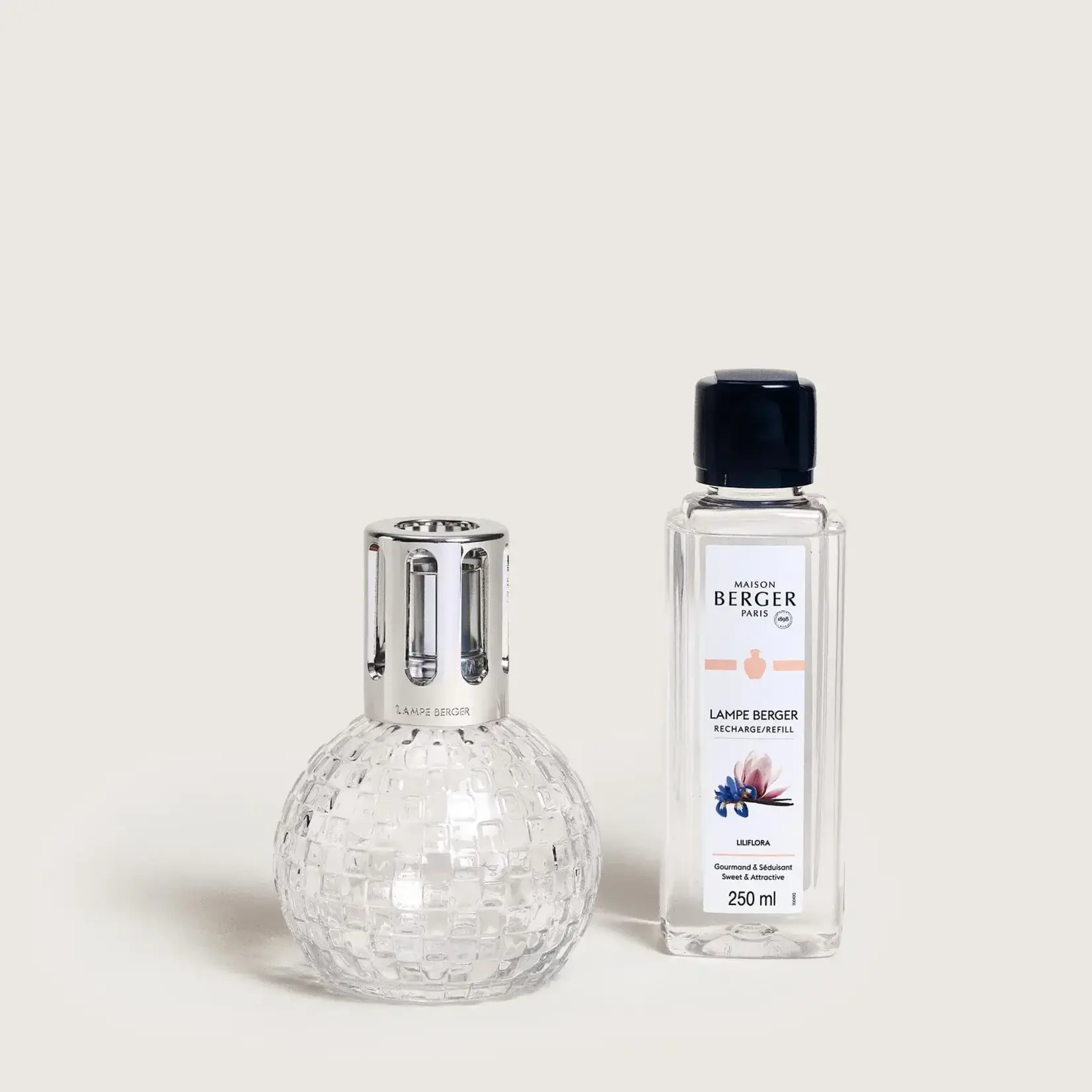 Maison Berger Paris 1898 Maison Berger Lampe brander met lont Disco transparente glas Maison Berger 4884