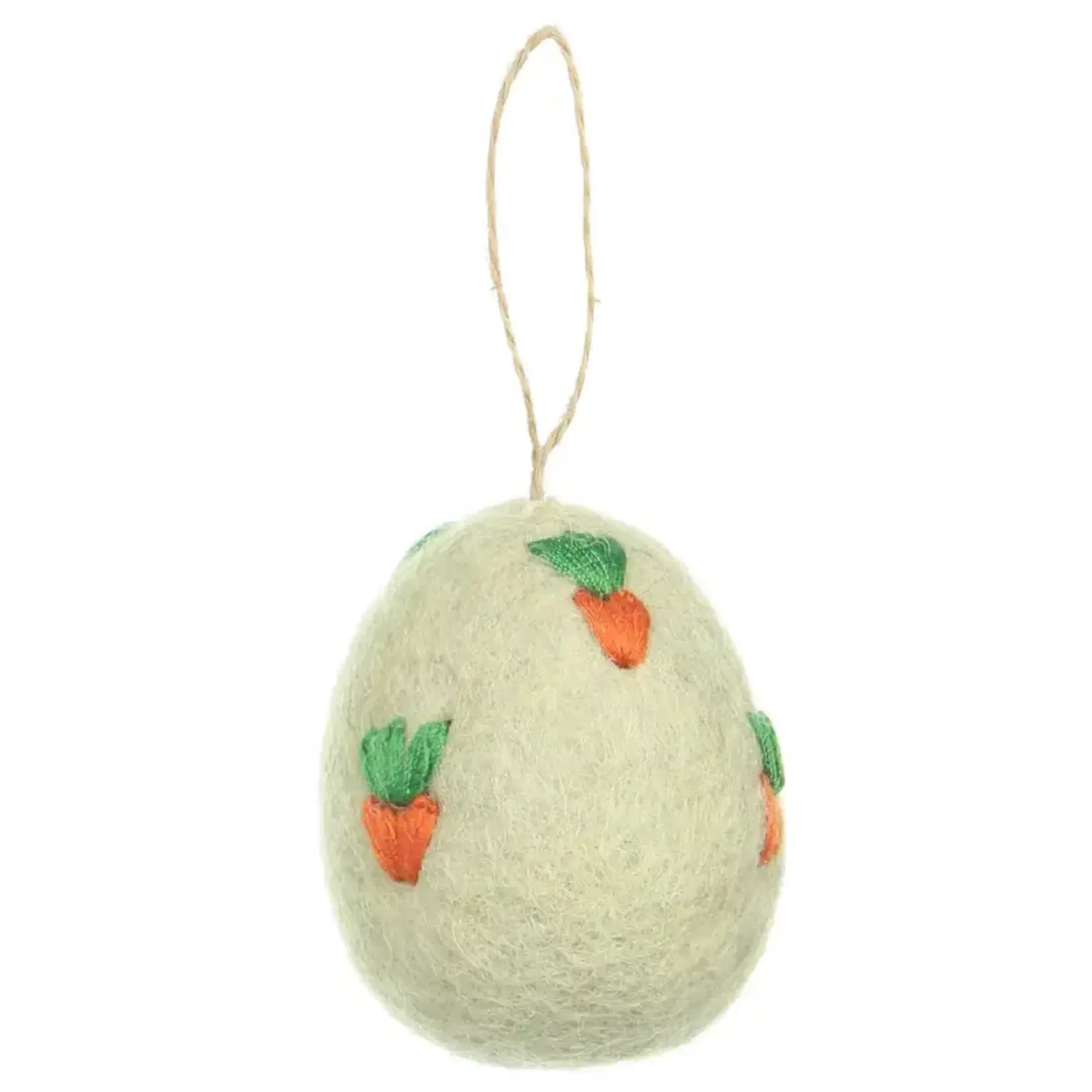 Fairmade Fairtrade voor Sjaal met Verhaal Sjaal met verhaal hanger ei funny bunny 1 van 6 Handmade Fairmade uit Nepal