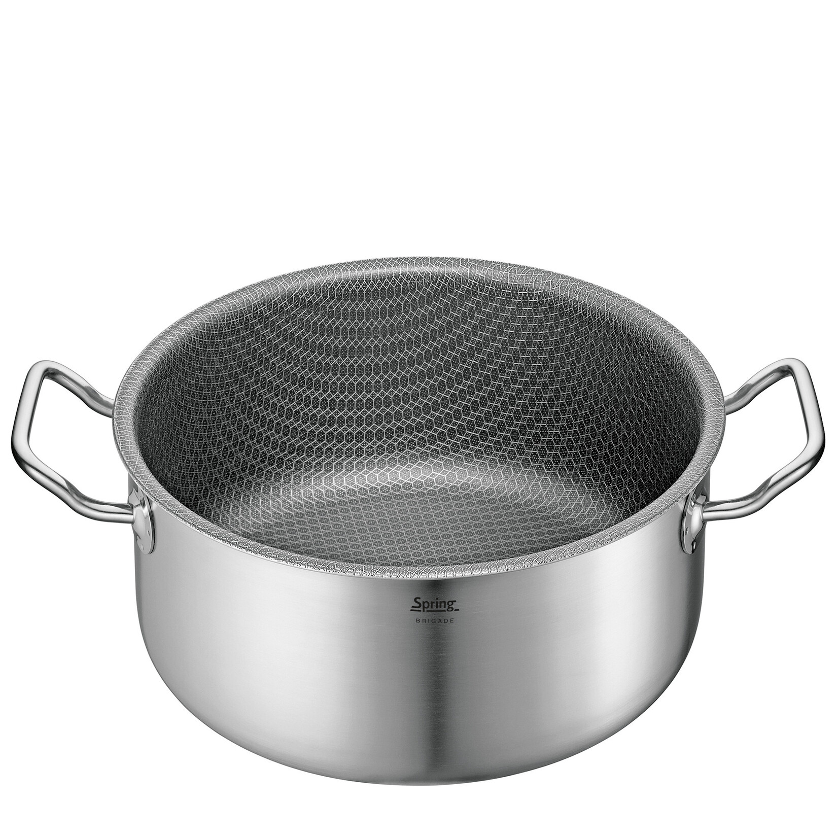 Spring 20 cm 2.7 liter Braadpan Spring Brigade Premium Cut Resist Pure Braadpan 20 cm 9 cm hoog Spring 0415400620