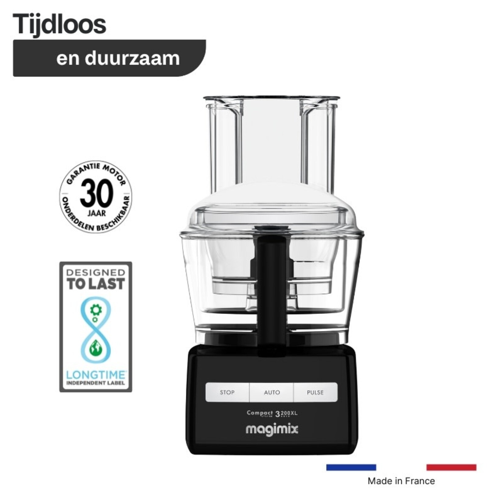 Magimix Magimix 3200 Zwart XL vulopening met citruspers Magimix 3200XL MM85326NL