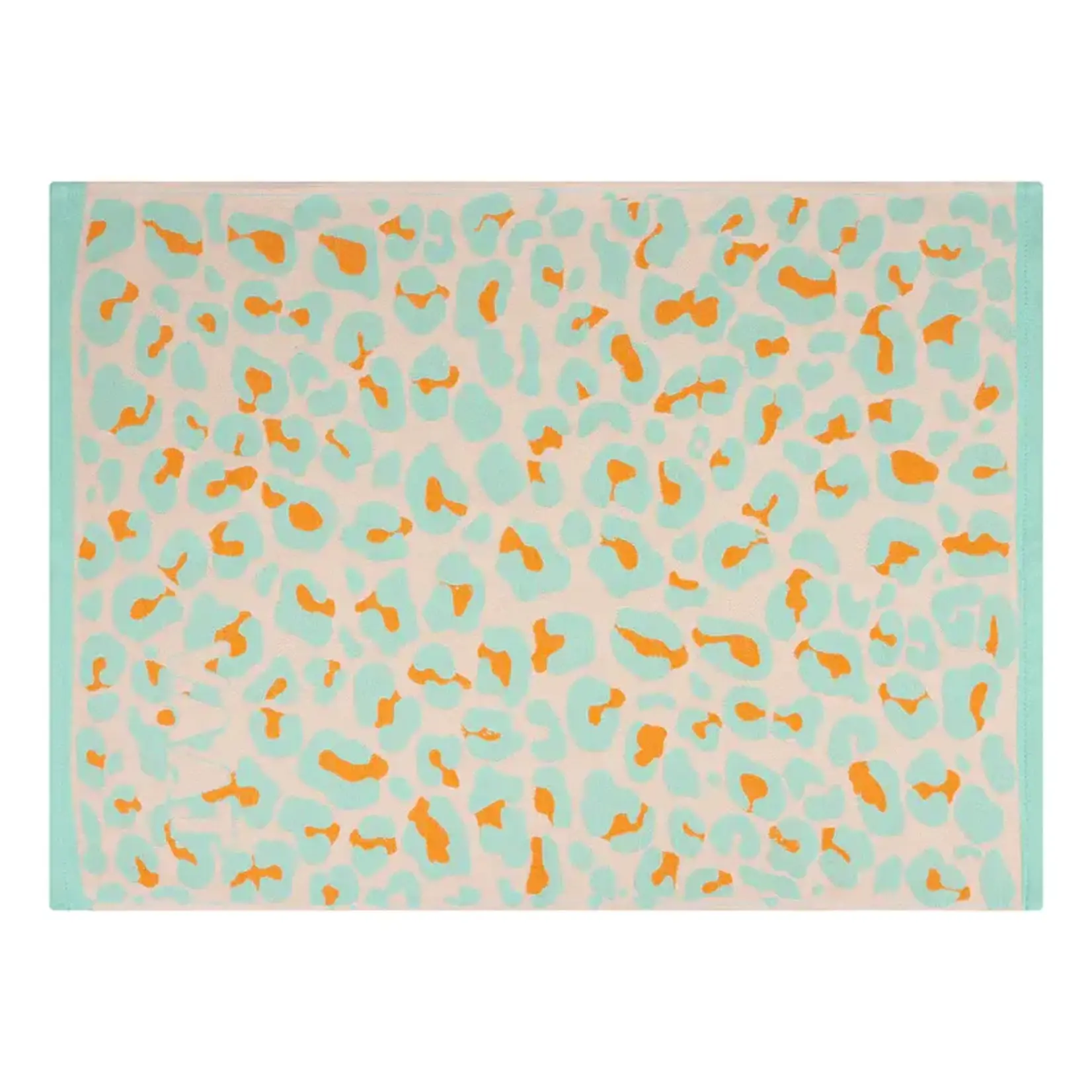 Vaat Amsterdam Kitchen Couture Vaat Gift set I love leopard Tiffany turquoise Hermès oranje Theedoek en keukendoek Vaat GS0047