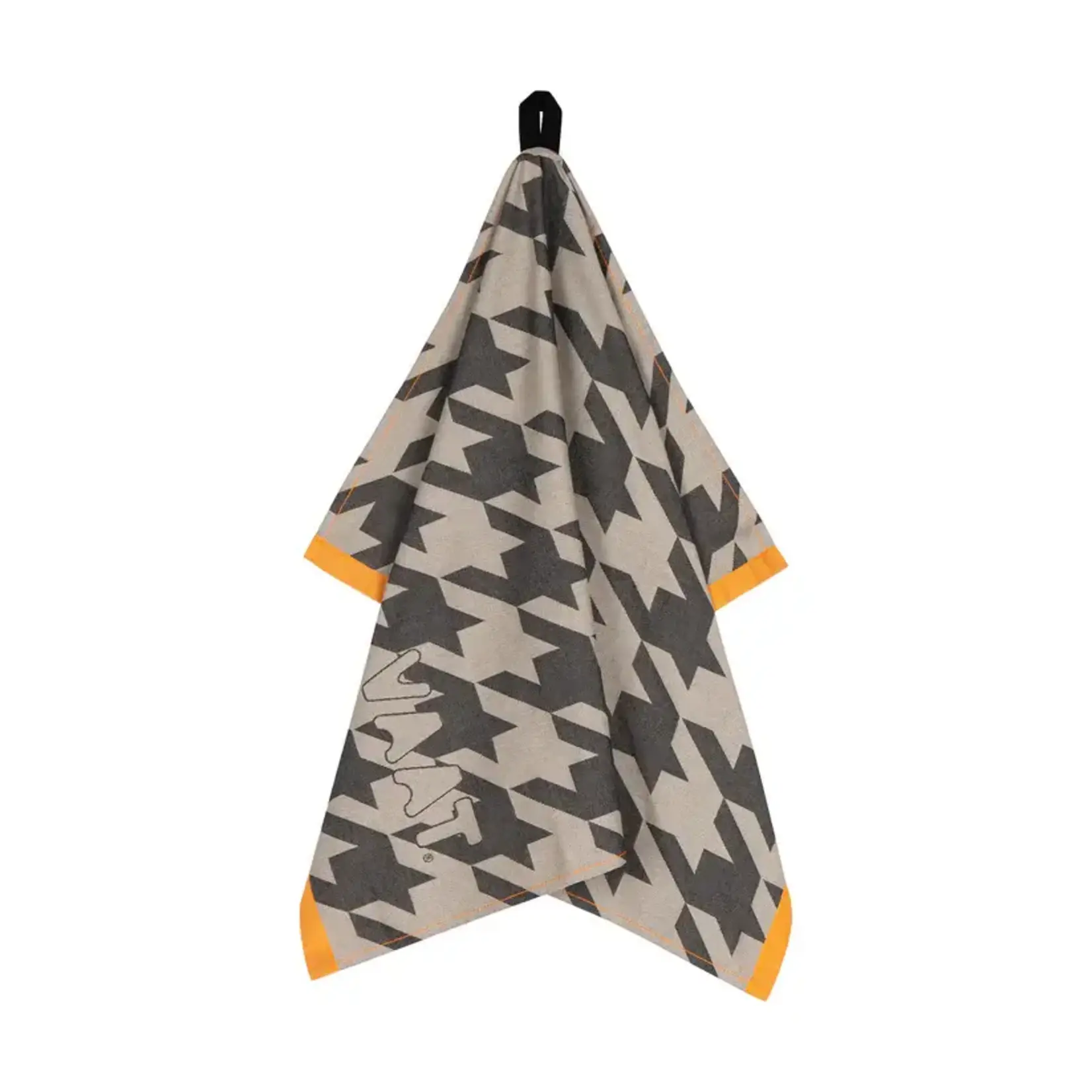 Vaat Amsterdam Kitchen Couture Vaat Gift set Pied de poule Black Sand Theedoek en keukendoek Vaat GS0001