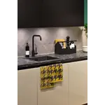 Vaat Amsterdam Kitchen Couture Vaat Gift set Pied de poule light pale yellow light grey Theedoek en keukendoek Vaat GS0005