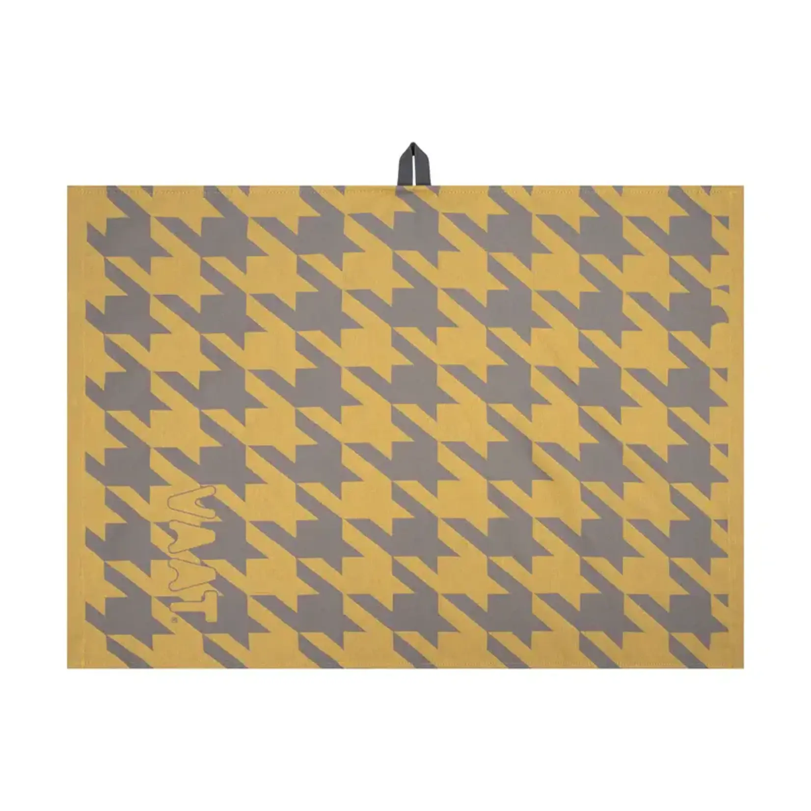 Vaat Amsterdam Kitchen Couture Vaat Gift set Pied de poule light pale yellow light grey Theedoek en keukendoek Vaat GS0005