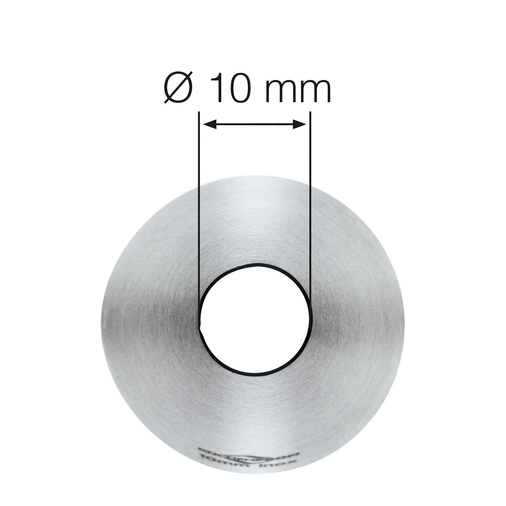 Kuchenprofi 10 mm rvs spuitmondje glad rond Kuchenprofi 0805472810
