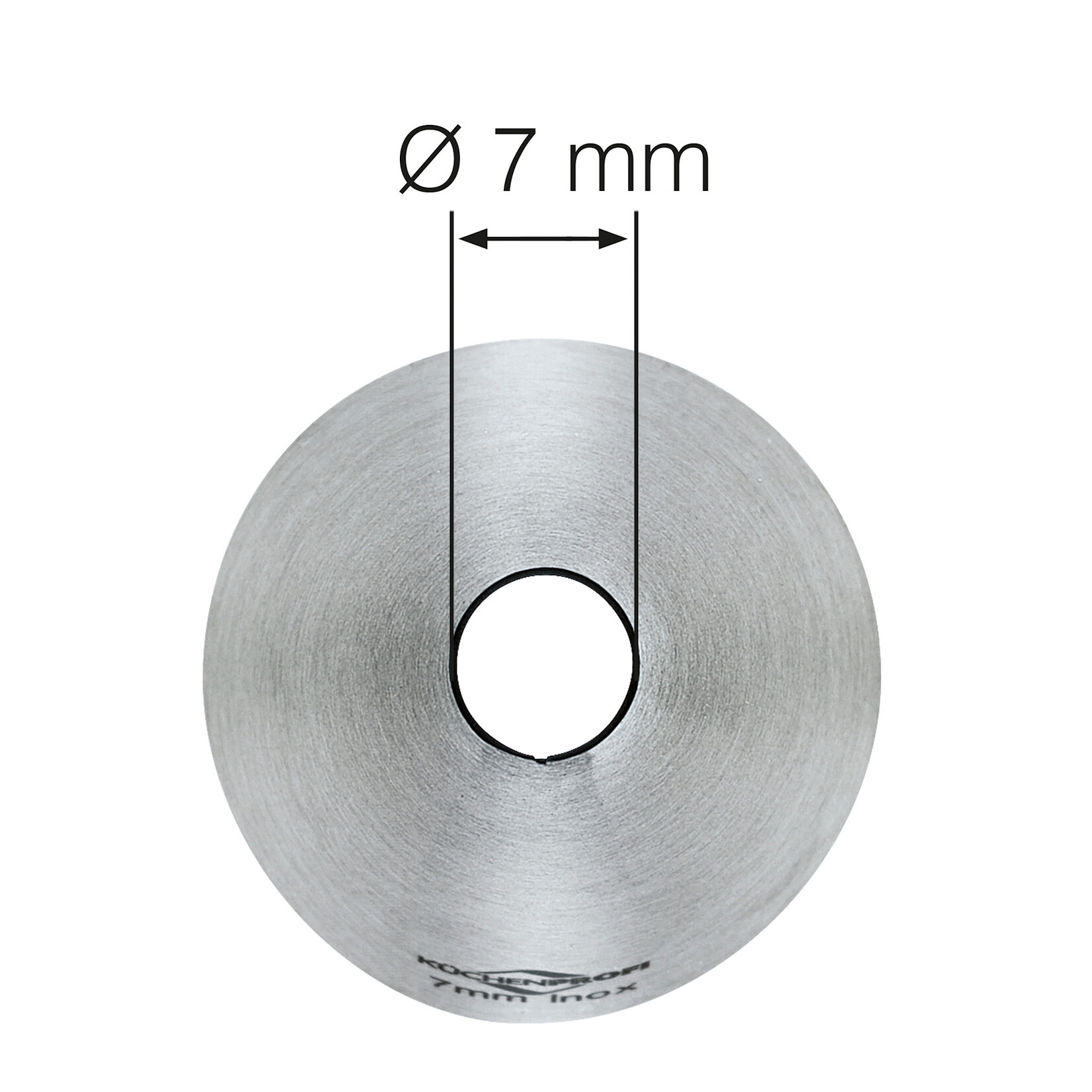 Kuchenprofi 7 mm rvs spuitmondje glad rond Kuchenprofi 0805472807