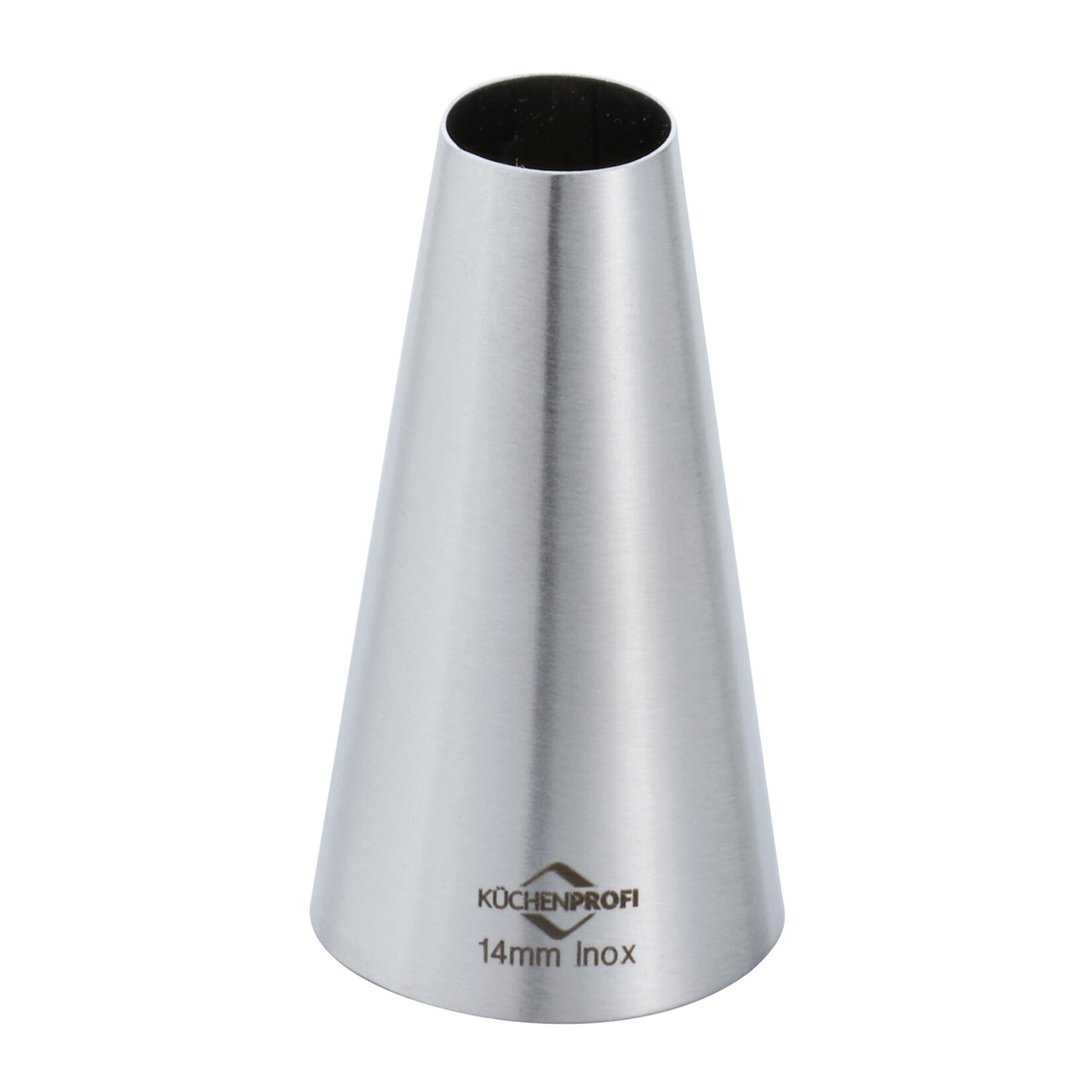 Kuchenprofi 14 mm rvs spuitmondje glad rond Kuchenprofi 0805472814