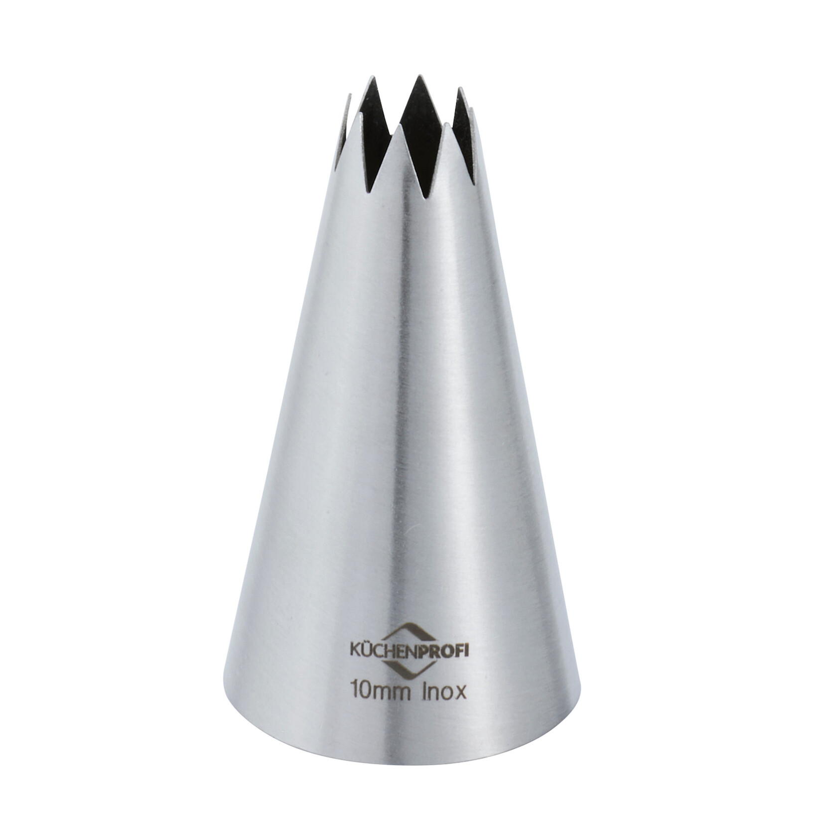 Kuchenprofi 10 mm rvs spuitmondje kartel ster Kuchenprofi 0805482810