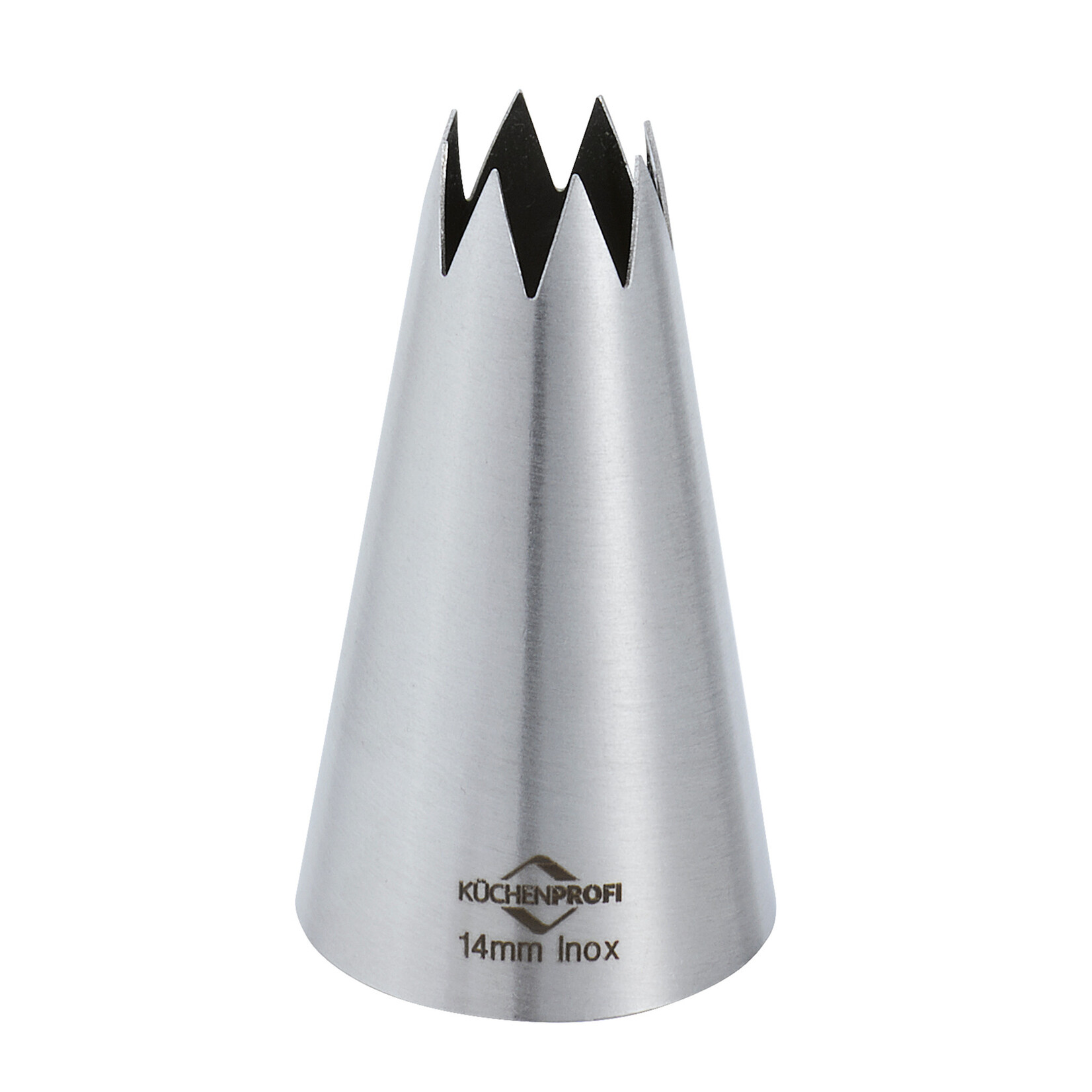 Kuchenprofi 14 mm rvs spuitmondje kartel ster Kuchenprofi 0805482814